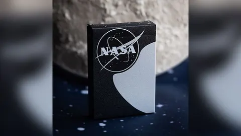 NASA 블랙홀 미트볼 로고 플레잉 카드