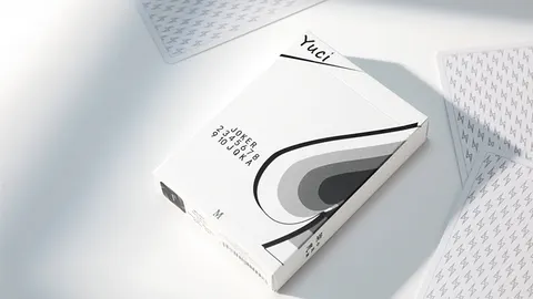 Yuci Tiny Wizard White Playing Cards by TCC