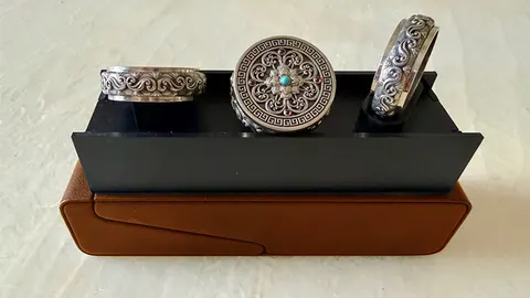 Coin Vault Case and Display Set (Brown)