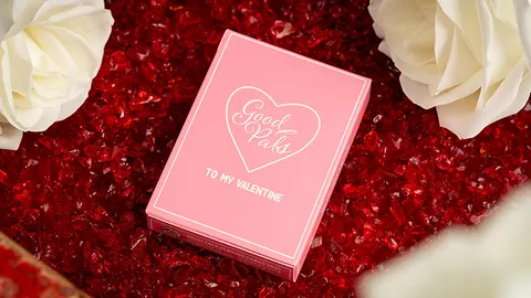Good Pals Valentine's Pink Playing Cards